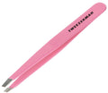 Tweezerman Stainless Steel Slant Tweezer – Pretty in Pink | Precision Brow Grooming