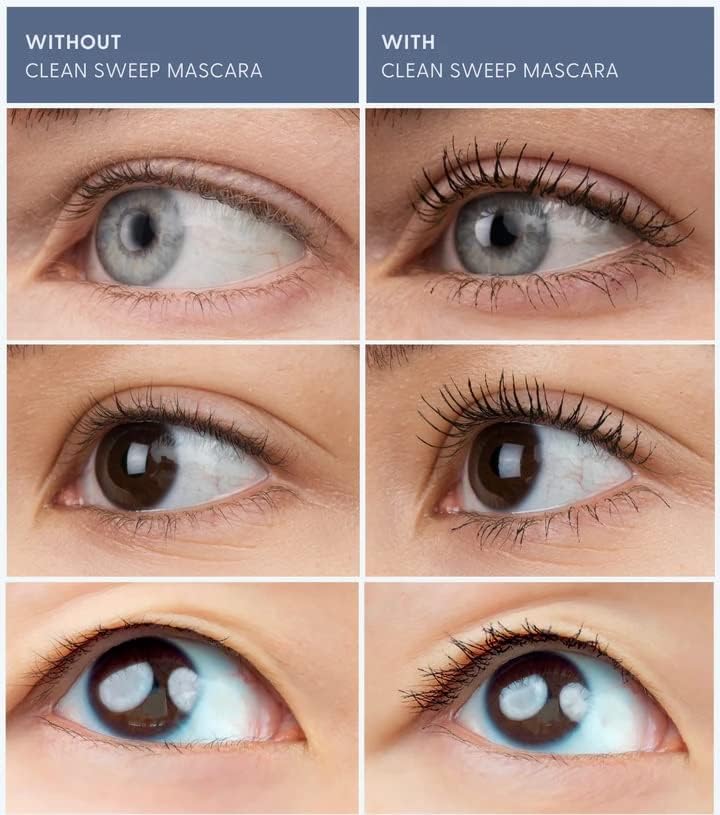 Twenty/Twenty Clean Sweep Mascara – Hypoallergenic, Water-Resistant Ophthalmologist-Developed