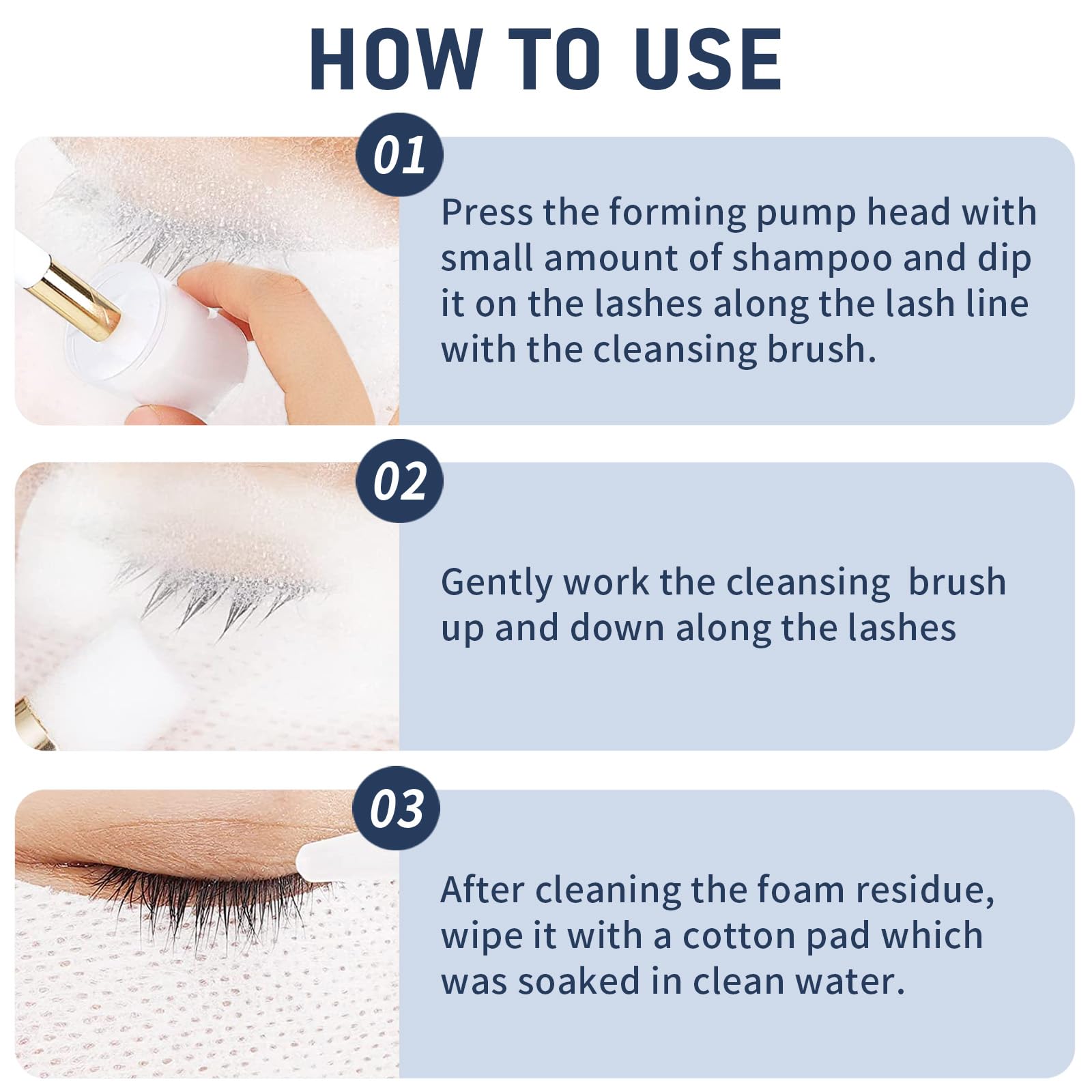 TWILASH BY DLY 600ml Lash Shampoo Bulk – Gentle Eyelash Cleanser for Extensions (Blueberry)