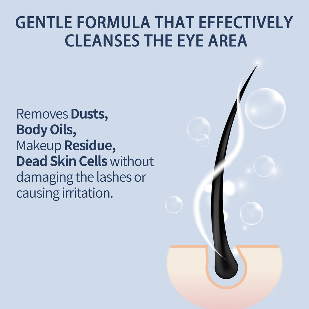 TWILASH BY DLY 600ml Lash Shampoo Bulk – Gentle Eyelash Cleanser for Extensions (Blueberry)