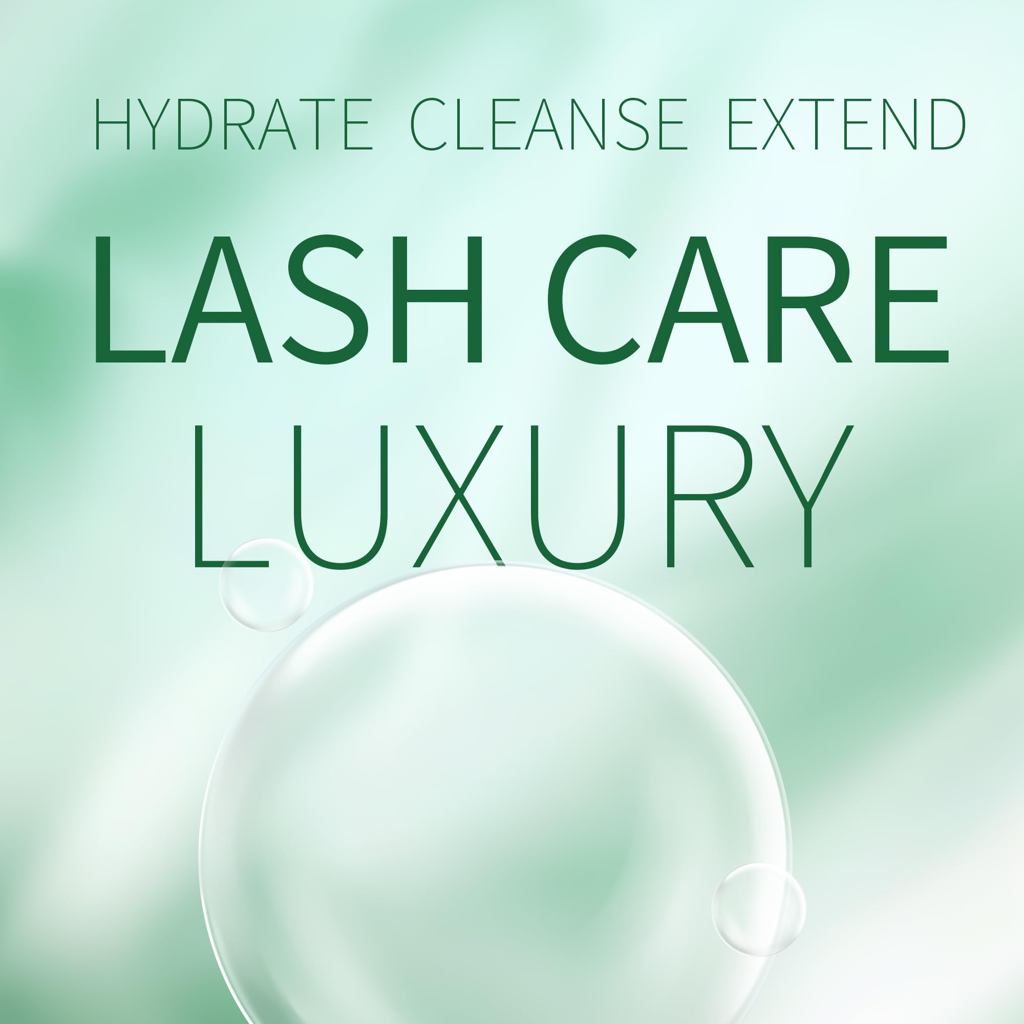 TWILASH BY DLY Eyelash Cleanser Concentrate Bulk 500ml / 17.1oz – Unscented Foaming Lash Shampoo for Extensions | Salon & Home Care – Makes 102.5oz