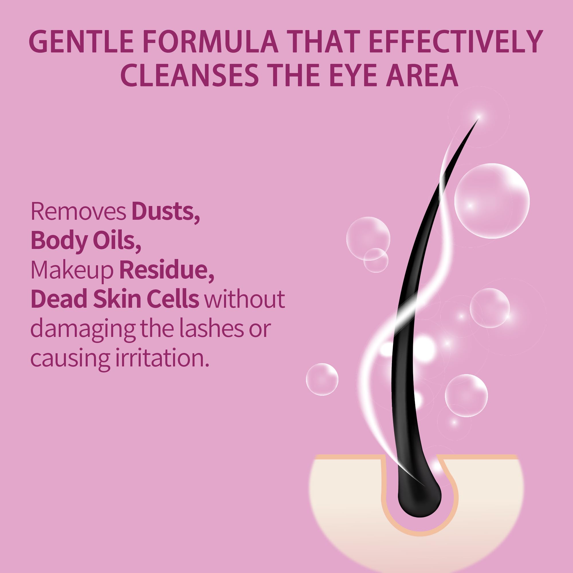 TWILASH BY DLY 600ml Lash Shampoo Bulk – Gentle Eyelash Cleanser for Extensions (Passion Fruit)