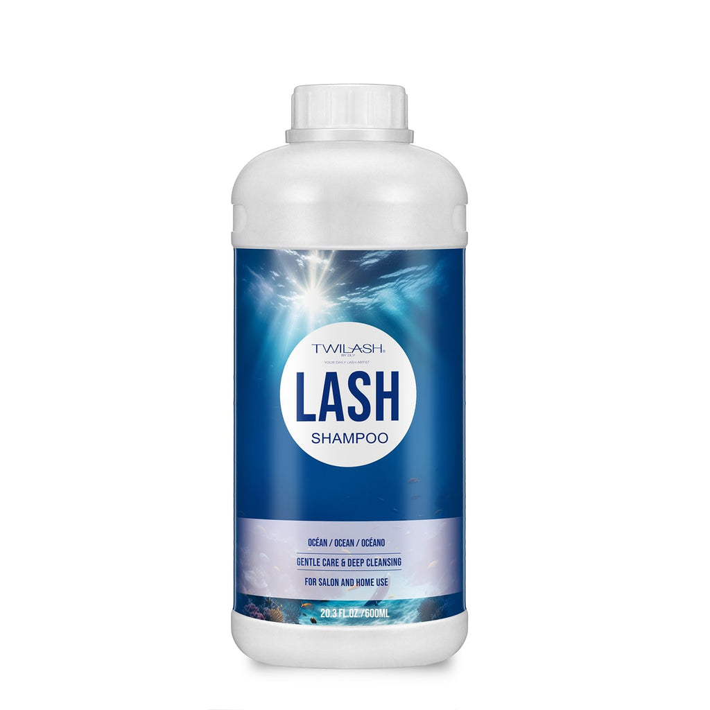 TWILASH BY DLY 600ml Lash Shampoo Bulk – Ocean Lash Cleanser for Extensions (Salon & Home)