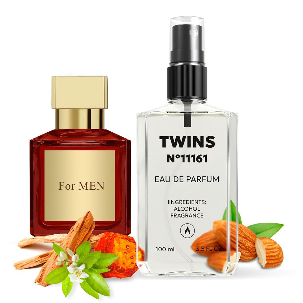 TWINS Impression of Bac. Rou. 540 for Men – Extrait de Parfum, 3.4 oz / 100 ml | No.11161