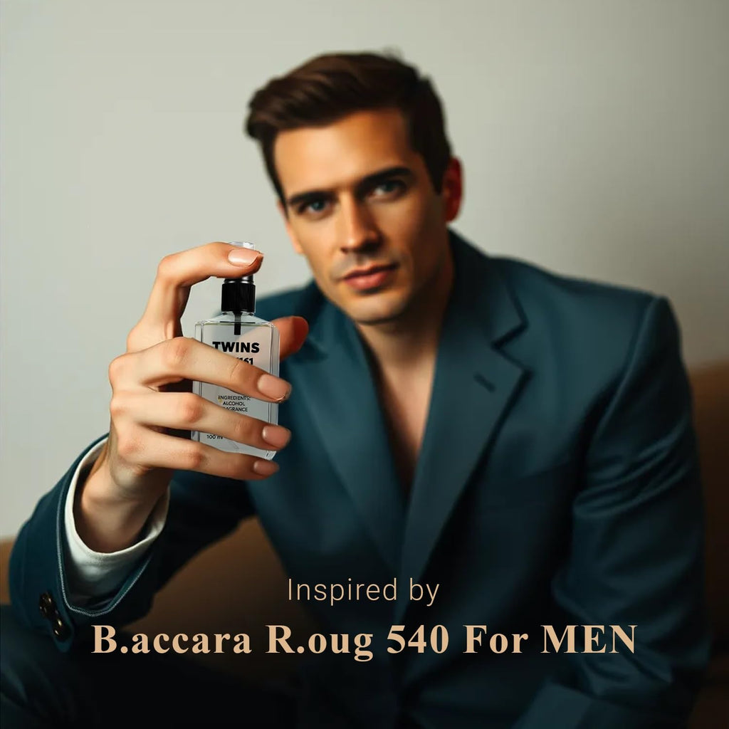 TWINS Impression of Bac. Rou. 540 for Men – Extrait de Parfum, 3.4 oz / 100 ml | No.11161
