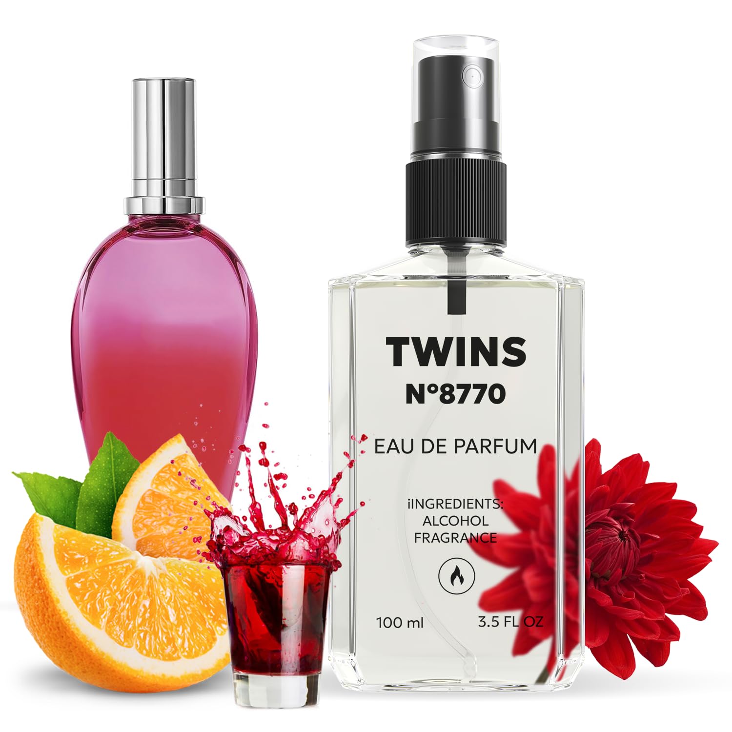 TWINS Impression of Flor Del Sol | Floral Fruity EDP for Women | No.8770 100 ml