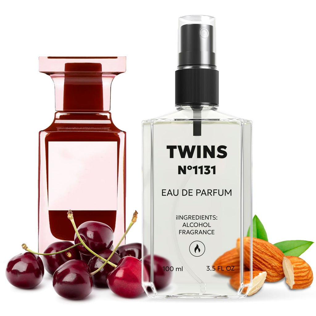 TWINS Impression of Lost Cherry | Unisex Eau de Parfum No.1131 | 3.4 Fl Oz / 100 ml