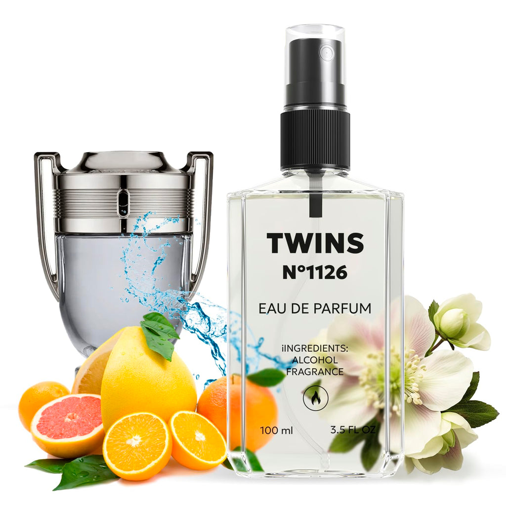 TWINS Impression of Inv No.1126 | Men’s EDP 3.4 oz – Woody Aquatic