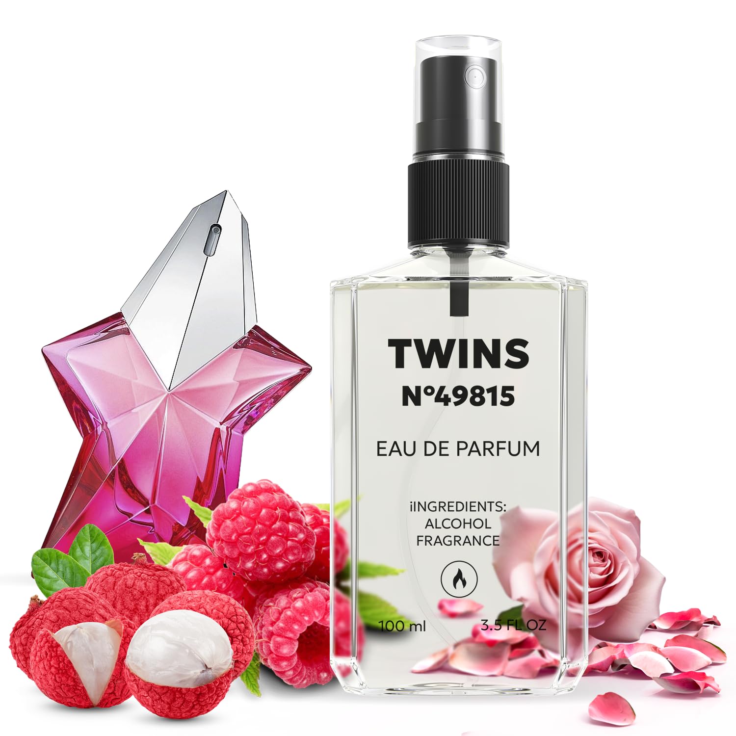 TWINS Impression of Angel Nova – Women’s Eau de Parfum 100 ml (3.4 Fl Oz) | No.49815