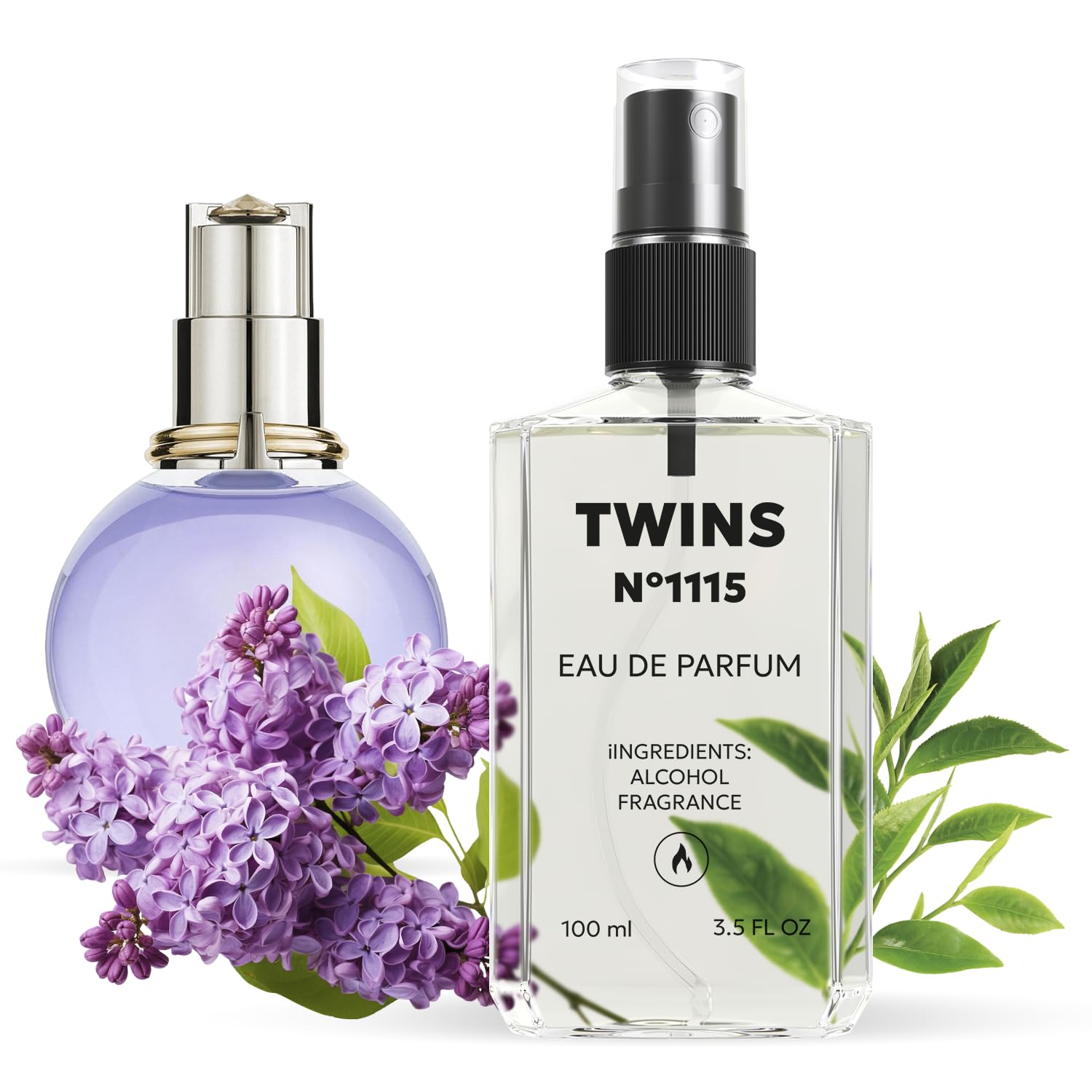 TWINS Impression of Eclat | Women’s Eau de Parfum No.1115 | 3.4 Fl Oz / 100 ml