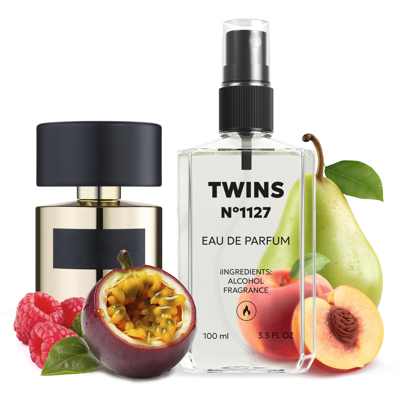 TWINS PARFUM Impression of Kirke - Unisex Eau de Parfum No.1127 | 3.4 Fl Oz / 100 ml