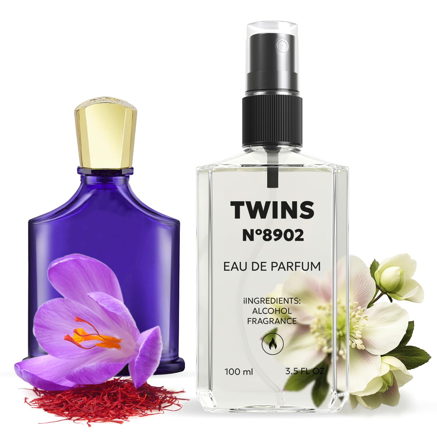 TWINS PARFUM Impression of Queen of Silk No. 8902 – Unisex Eau de Parfum 100 ml