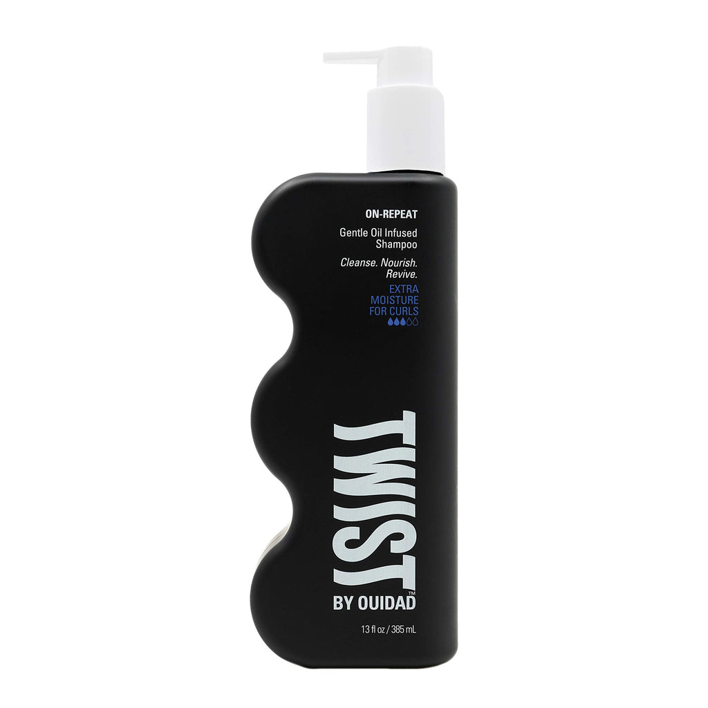 TWIST On-repeat Gentle Oil Infused Shampoo, 13 oz – Daily Hydration for Curls