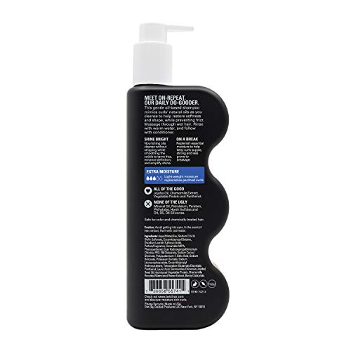 TWIST On-repeat Gentle Oil Infused Shampoo, 13 oz – Daily Hydration for Curls