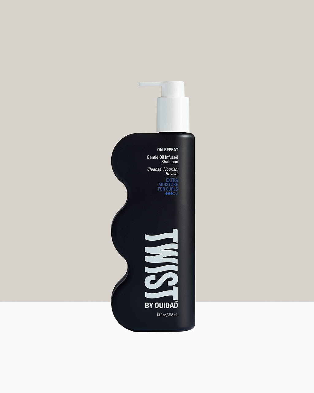 TWIST On-repeat Gentle Oil Infused Shampoo, 13 oz – Daily Hydration for Curls
