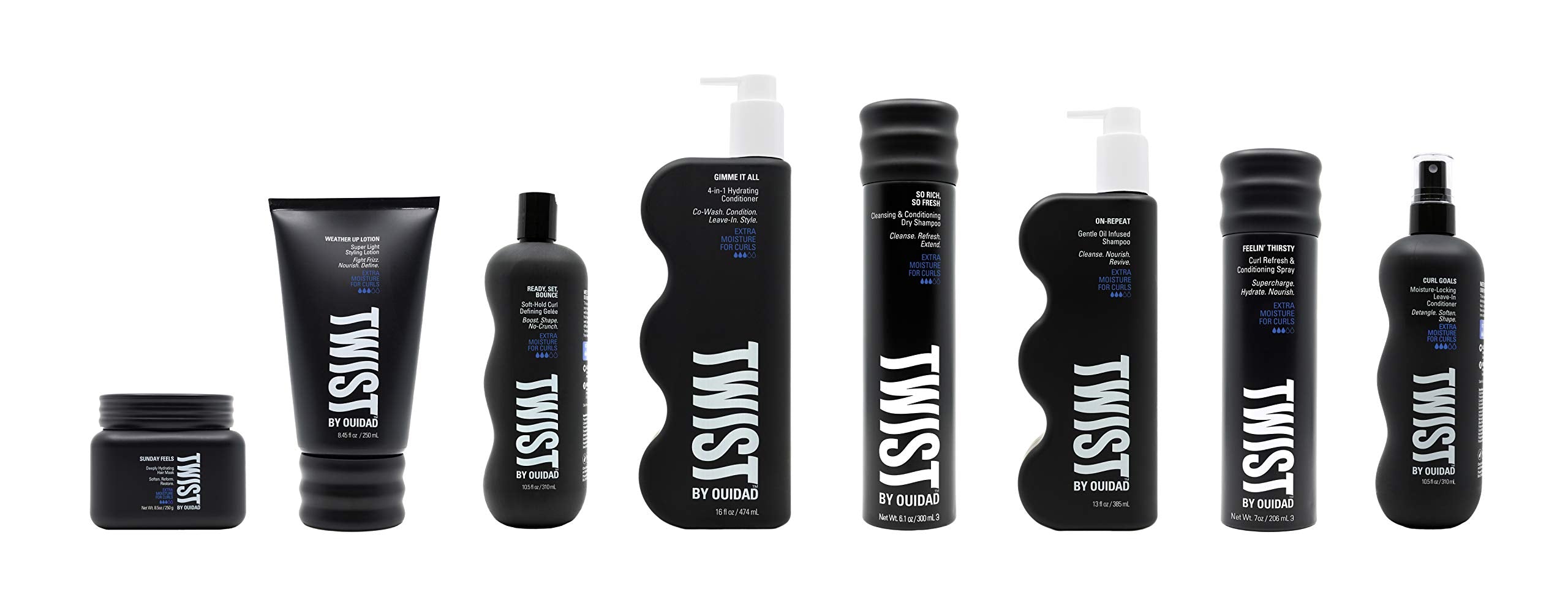 TWIST On-repeat Gentle Oil Infused Shampoo, 13 oz – Daily Hydration for Curls