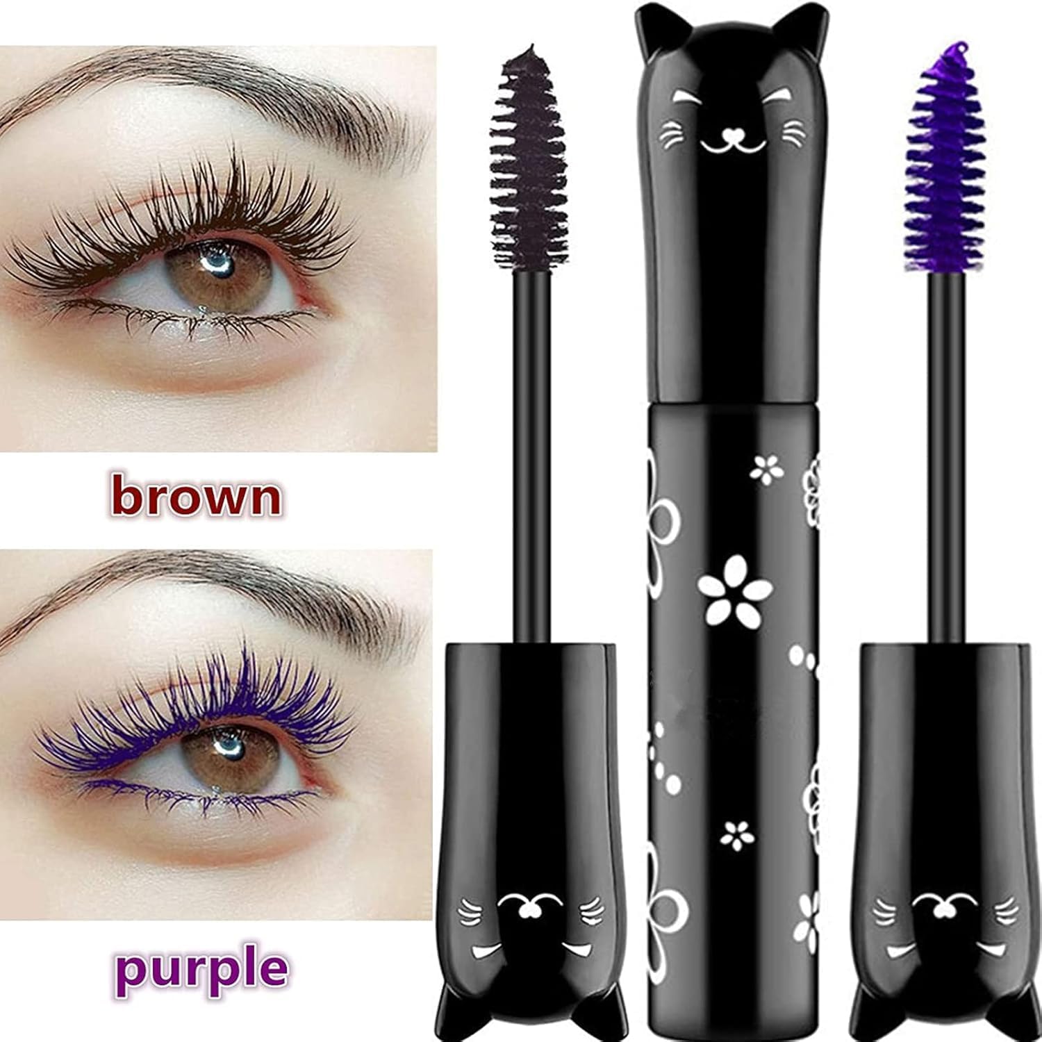 TWLBXMG 6-Color Mascara Set – Waterproof, Hypoallergenic, Volumizing & Lengthening