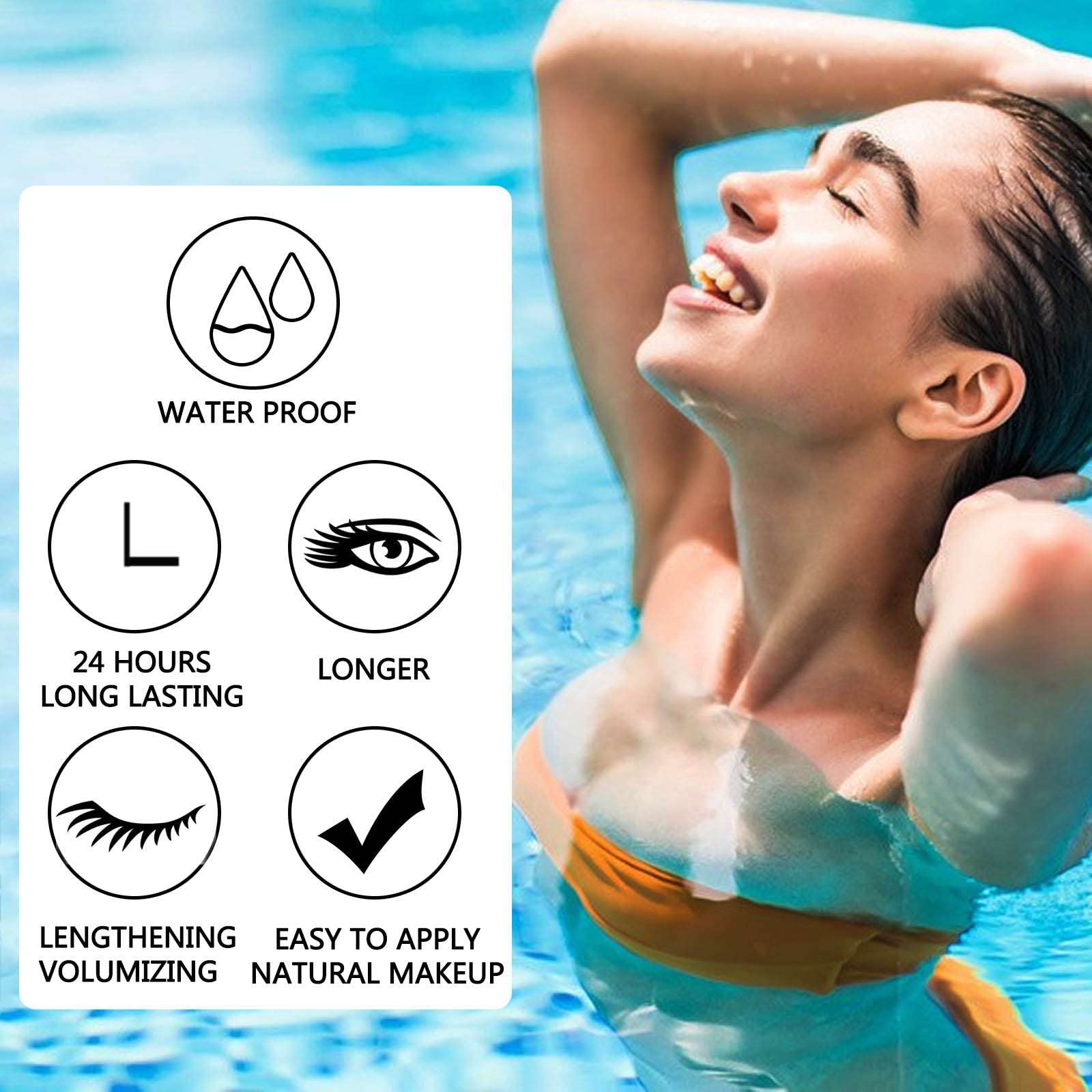 TWLBXMG 6-Color Mascara Set – Waterproof, Hypoallergenic, Volumizing & Lengthening