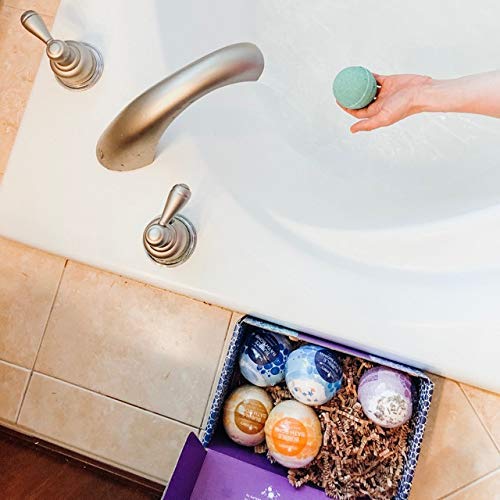 Two Sisters Bubble Bath Bombs (6 Pack) – Relaxing, Moisturizing, USA Made