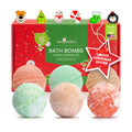 Two Sisters Christmas Bath Bombs for Kids (6-Pack) – Surprise Toys, Festive Scents, USA Made