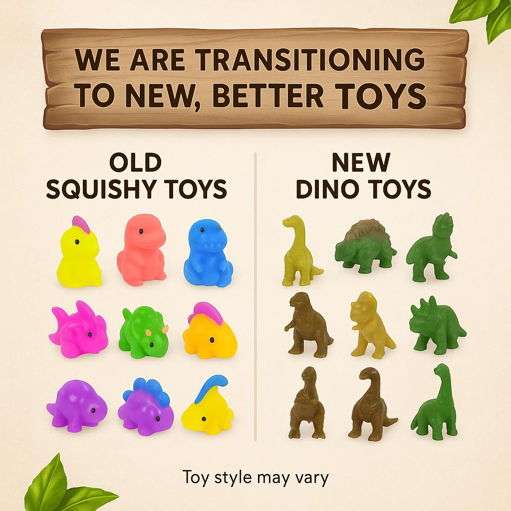 Two Sisters Dinosaur Bath Bombs (6 Pack) – USA Made, Fruity Scents, Toy Inside