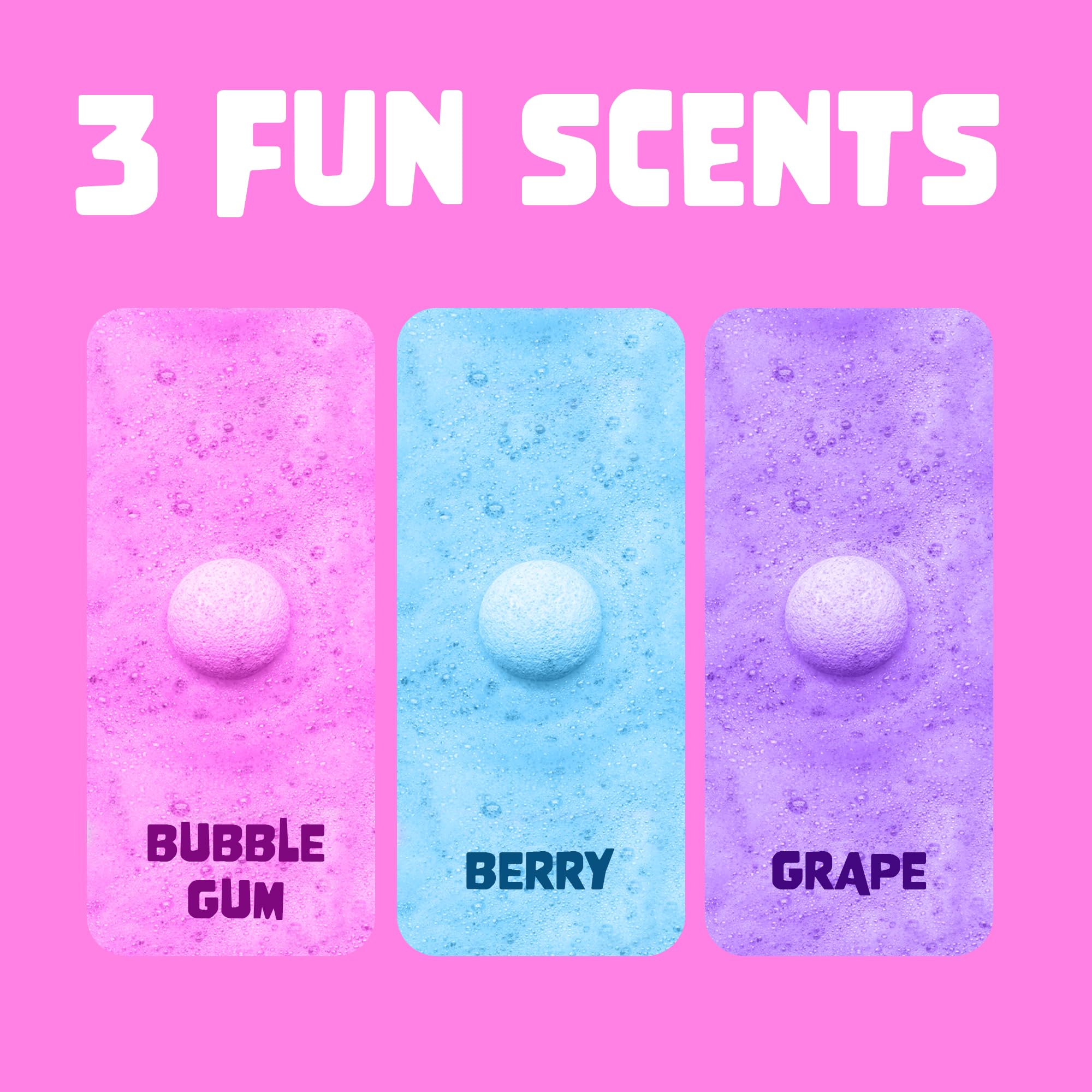 Two Sisters Unicorn Bath Bombs (6 Pack) – Surprise Toy Inside, Fruity Scents, Made in USA