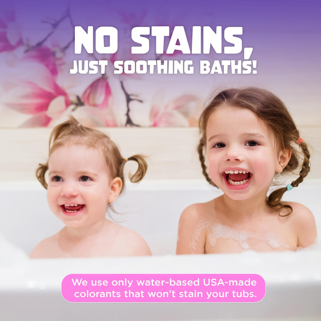 Two Sisters Unicorn Bath Bombs (6 Pack) – Surprise Toy Inside, Fruity Scents, Made in USA