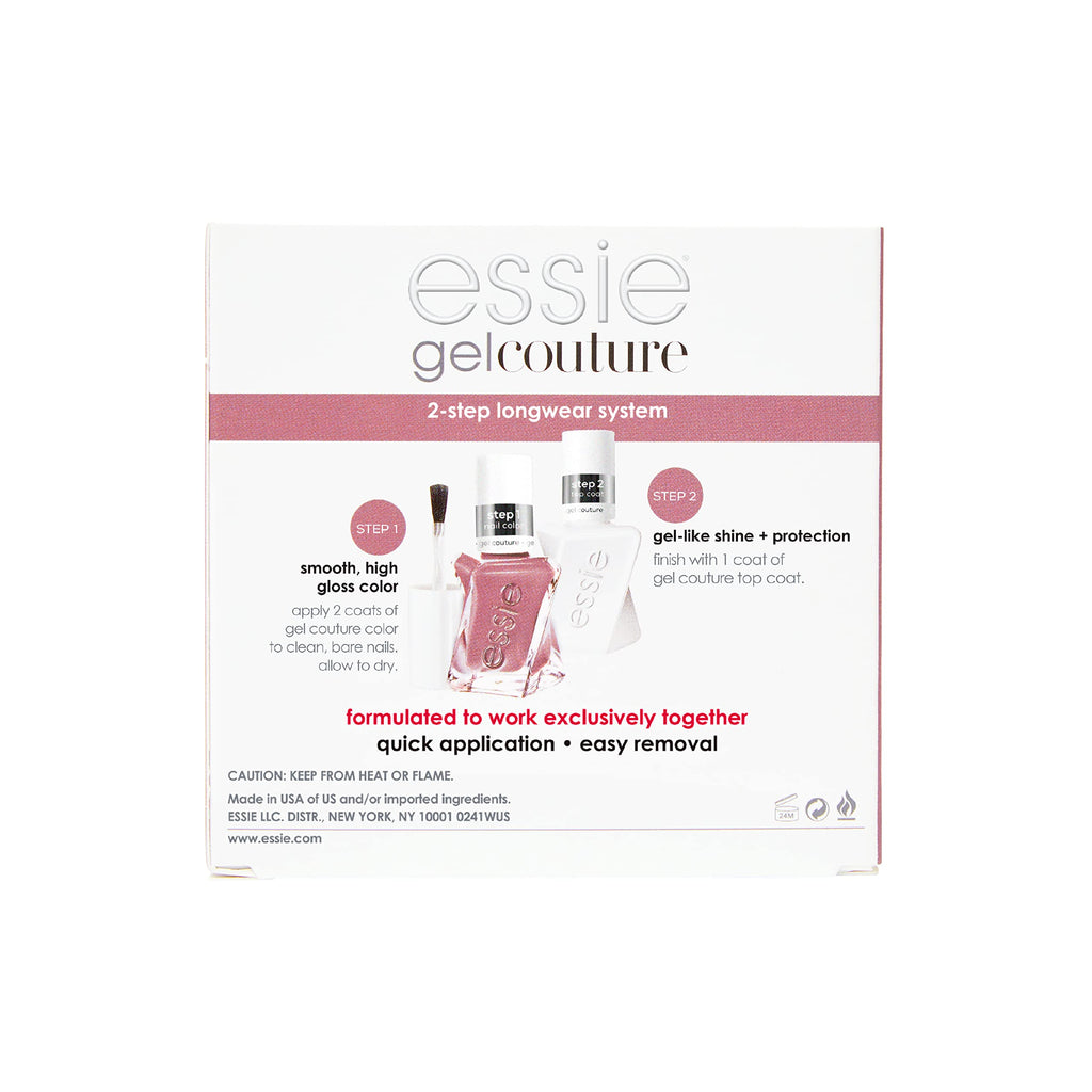 essie Gel Couture Nail Polish Kit – Mauve Take Me To Thread (0.46 oz each)