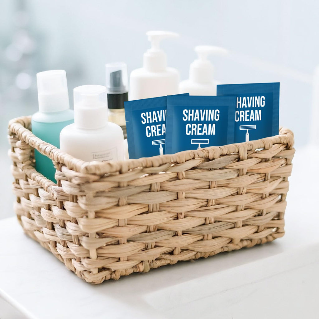 Twoworld Shaving Cream Bulk Travel 8ml – White Tea, Pack of 100