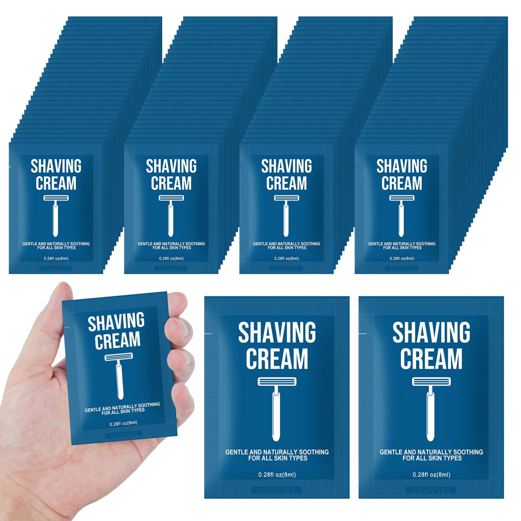 Twoworld Shaving Cream Bulk Travel 8ml – White Tea, Pack of 100