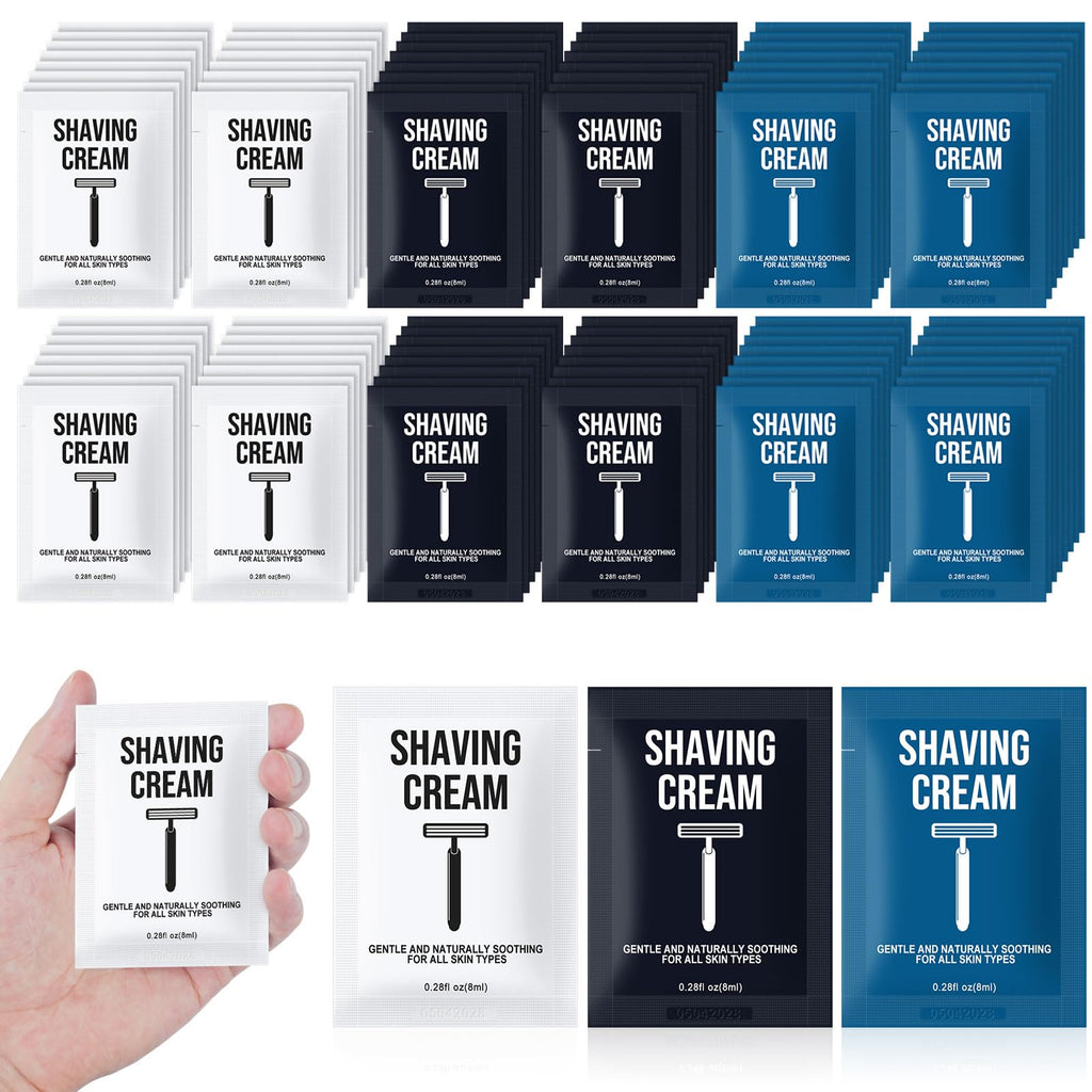 Twoworld Shaving Cream Bulk Travel 8ml – Jasmine, White Tea & Unscented (300 Pack)