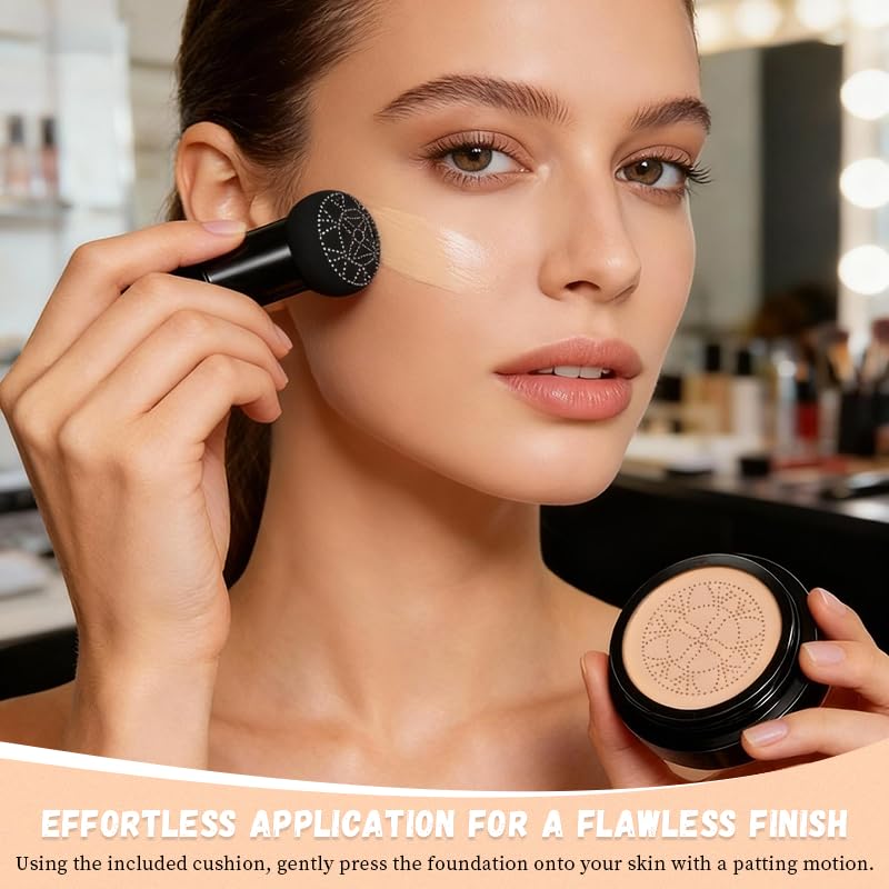 Hush Foundation for Older Women | TWWKDD Mushroom Head Air Cushion CC Cream