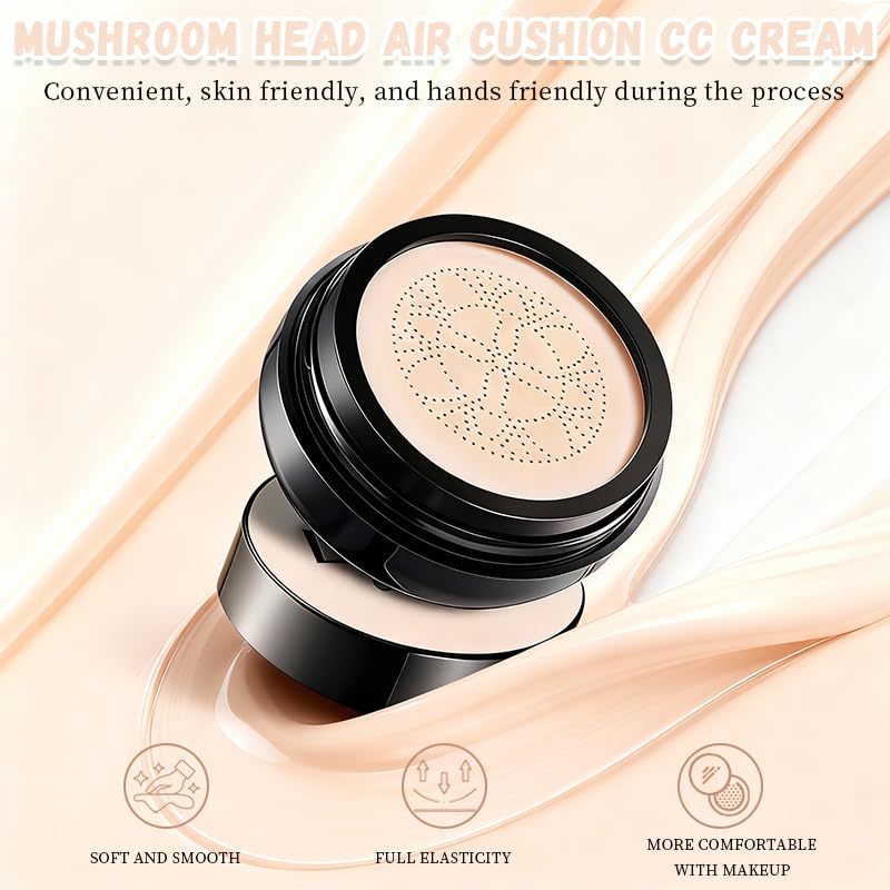Hush Foundation for Older Women | TWWKDD Mushroom Head Air Cushion CC Cream
