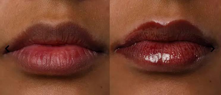 Typology Tinted Lip Oil in Black Cherry — Free Korean BlueBerry Sheet Masque