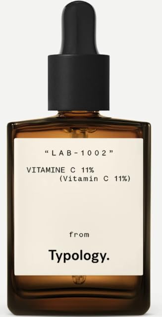 Typology Radiance Serum with 11% Vitamin C – 99% Naturally Derived, Vegan, Made in France