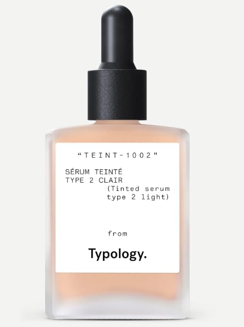 Typology Tinted Serum with Vitamin C, Squalane & Aloe Vera — Type 2 (Light) + Bonus Korean Aloe Vera Sheet Mask