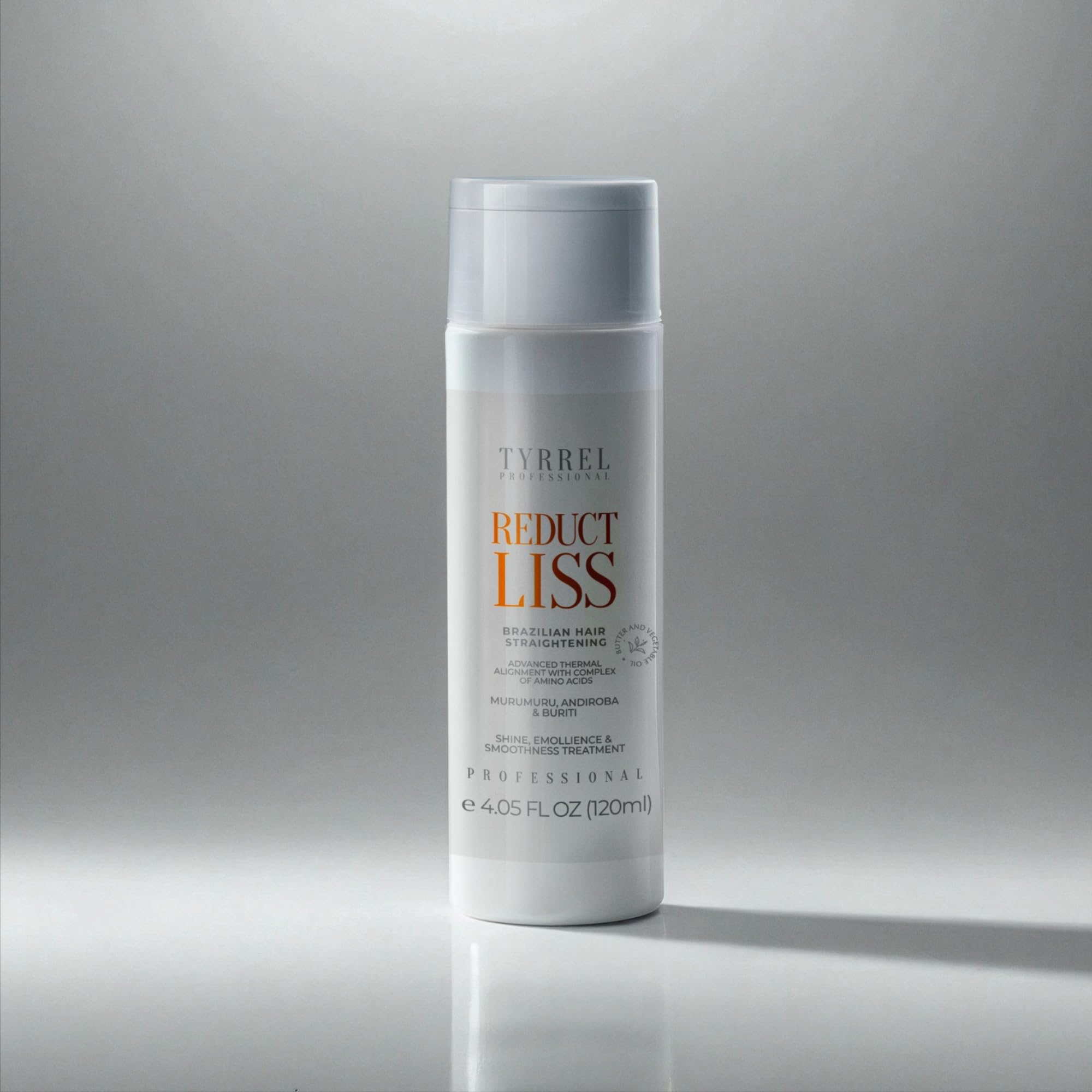 Tyrrel Reduct Liss Brazilian Hair Straightening Cream – Formaldehyde-Free, 4.05 oz | Professional Keratin Treatment