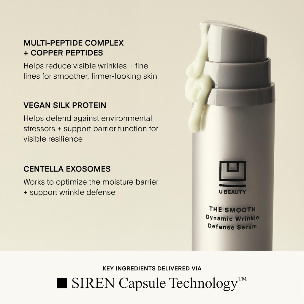 U Beauty The SMOOTH Dynamic Wrinkle Defense Serum – Multi-Peptide Complex