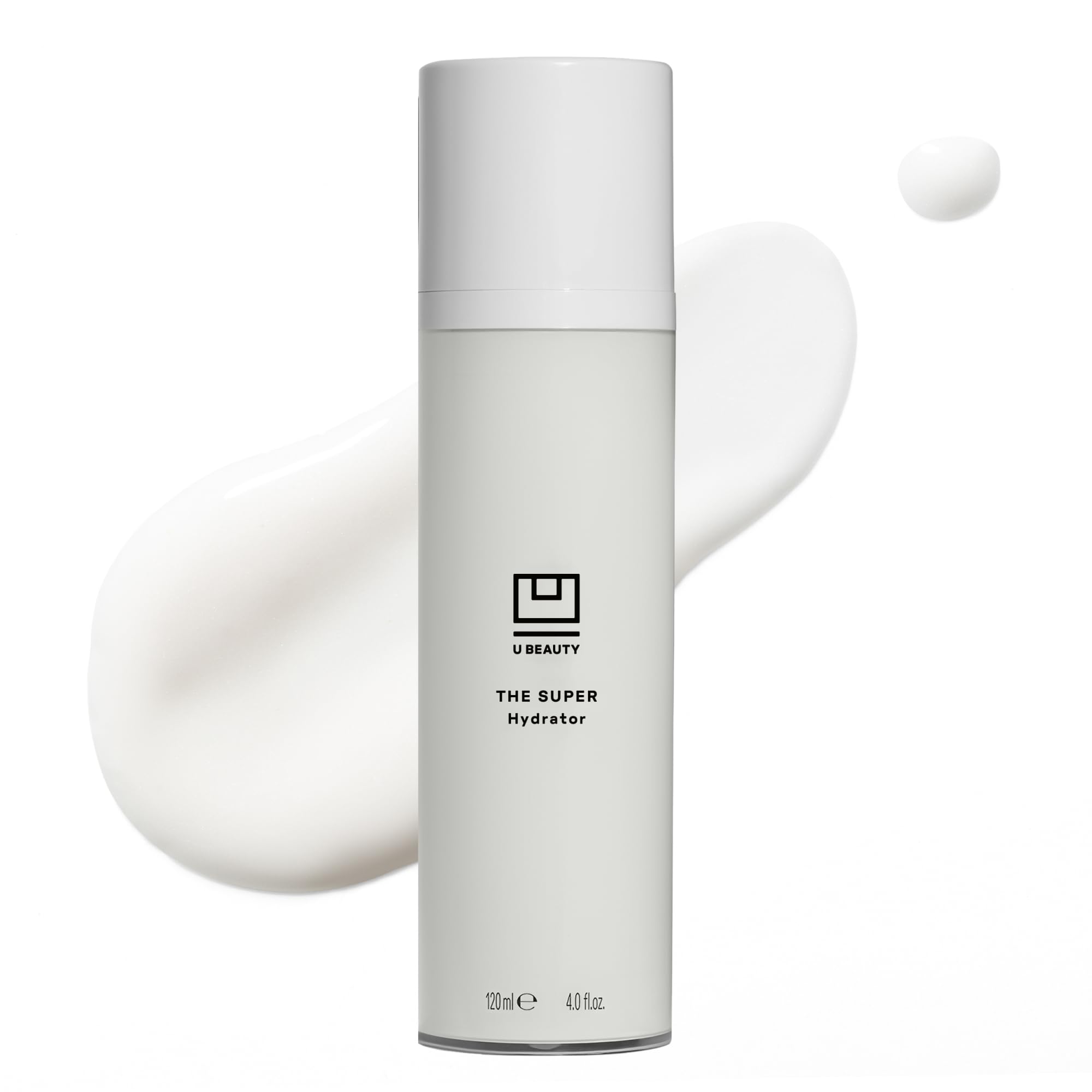 U Beauty The SUPER Hydrator: Hyaluronic Acid Moisturizer with Peptides & Grapeseed Oil – 4 oz