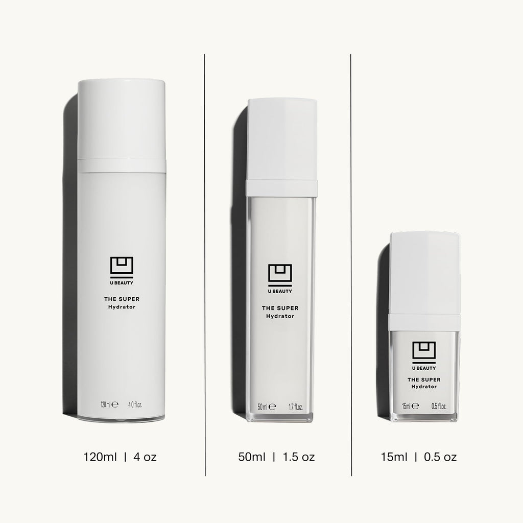 U Beauty The SUPER Hydrator: Hyaluronic Acid Moisturizer with Peptides & Grapeseed Oil – 4 oz