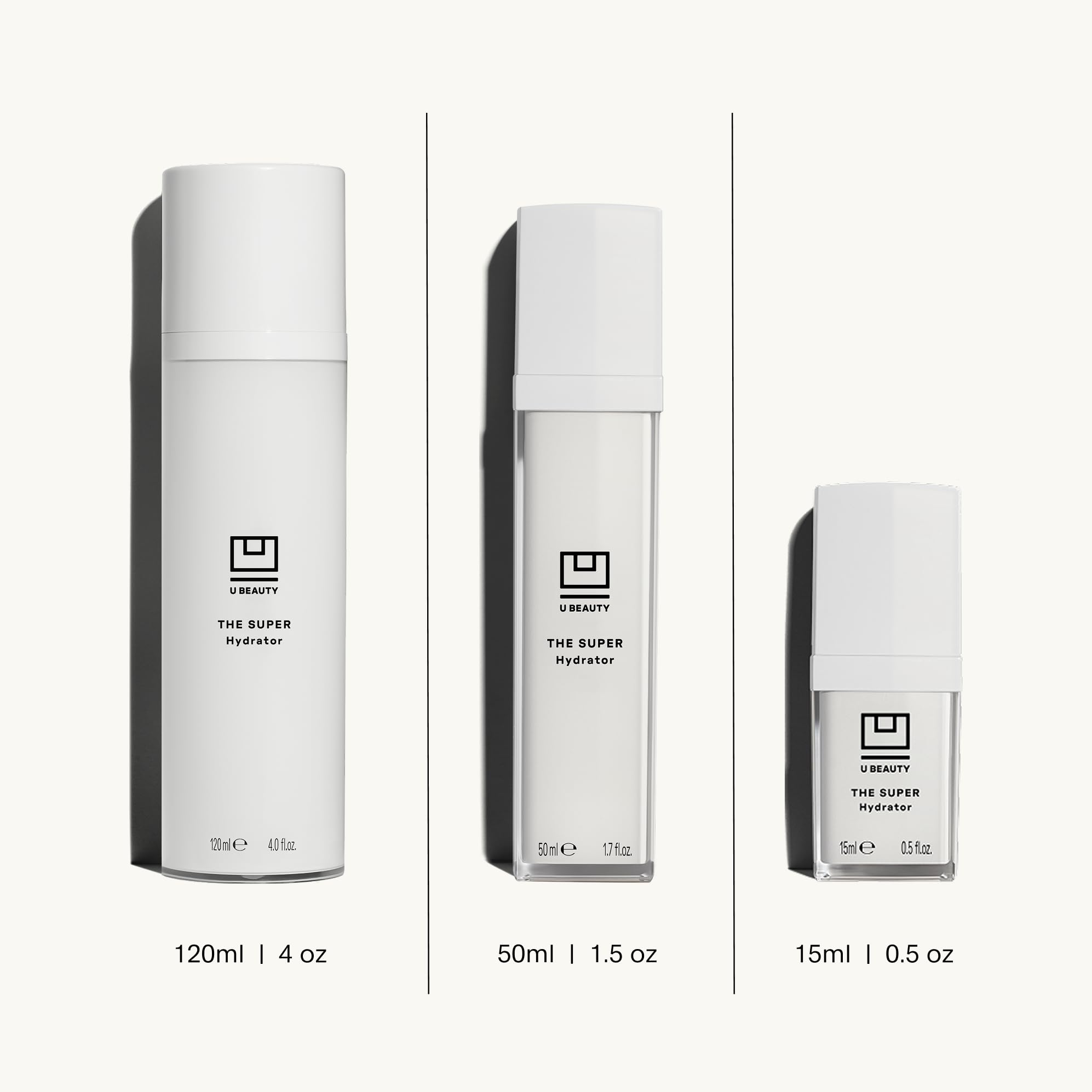 U Beauty The SUPER Hydrator: Hyaluronic Acid Moisturizer with Peptides & Grapeseed Oil – 4 oz
