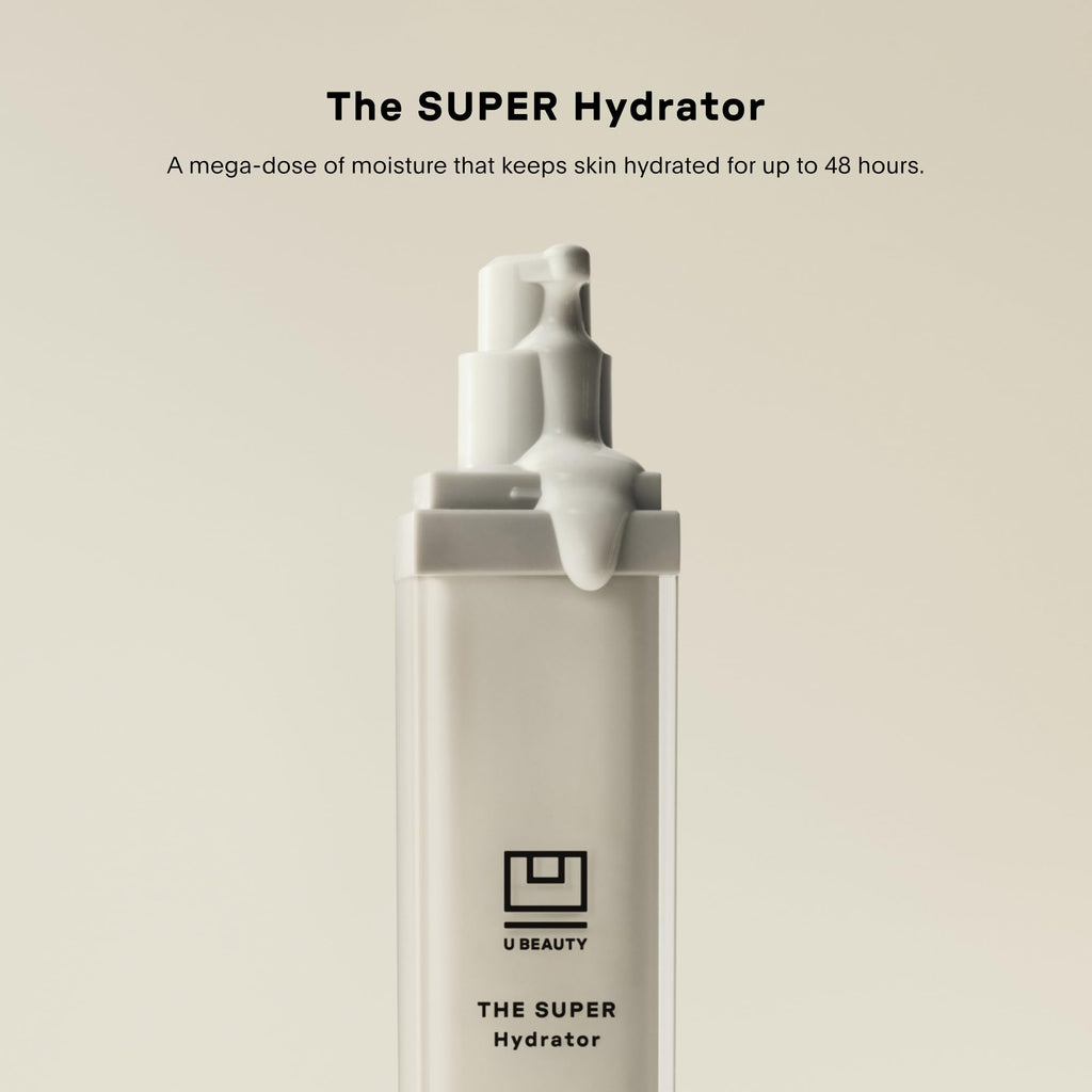 U Beauty The SUPER Hydrator: Hyaluronic Acid Moisturizer with Peptides & Grapeseed Oil – 4 oz