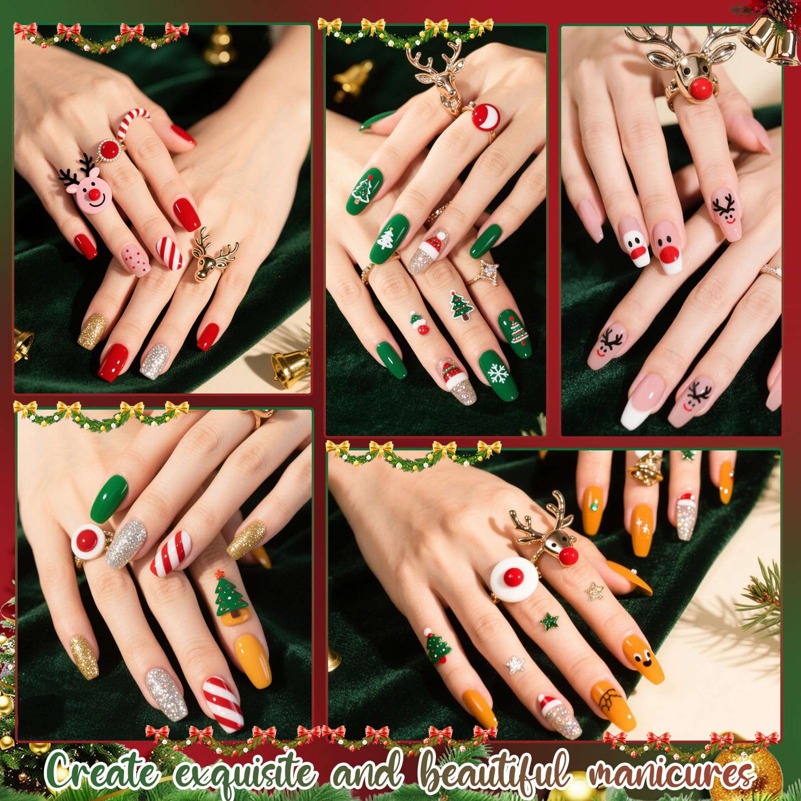 U-Shinein Nail Polish Advent Calendar 2025 – 24-Day Gel Polish Collection with Tools & Glitter