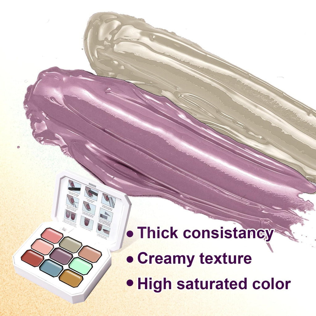 U-Shinein Gradient Painting Gel – 9-Color Ombre Nail Art Kit