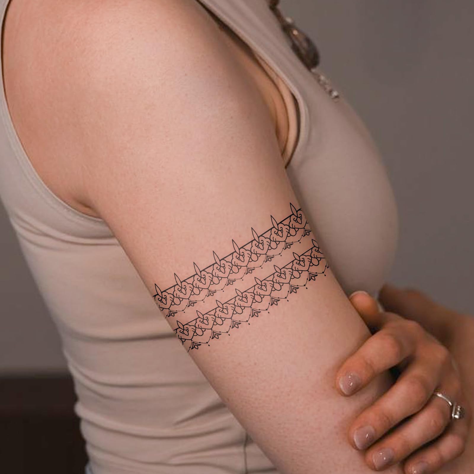 UBICA Lace Thigh Tattoos – 2 Sheets, Lasts 7–15 Days, Develops in 24h, Waterproof
