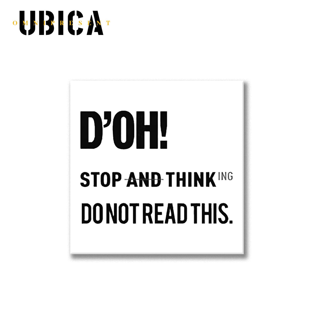 UBICA Wacky Temporary Tattoos – Funny Texts, Waterproof & Long-Lasting