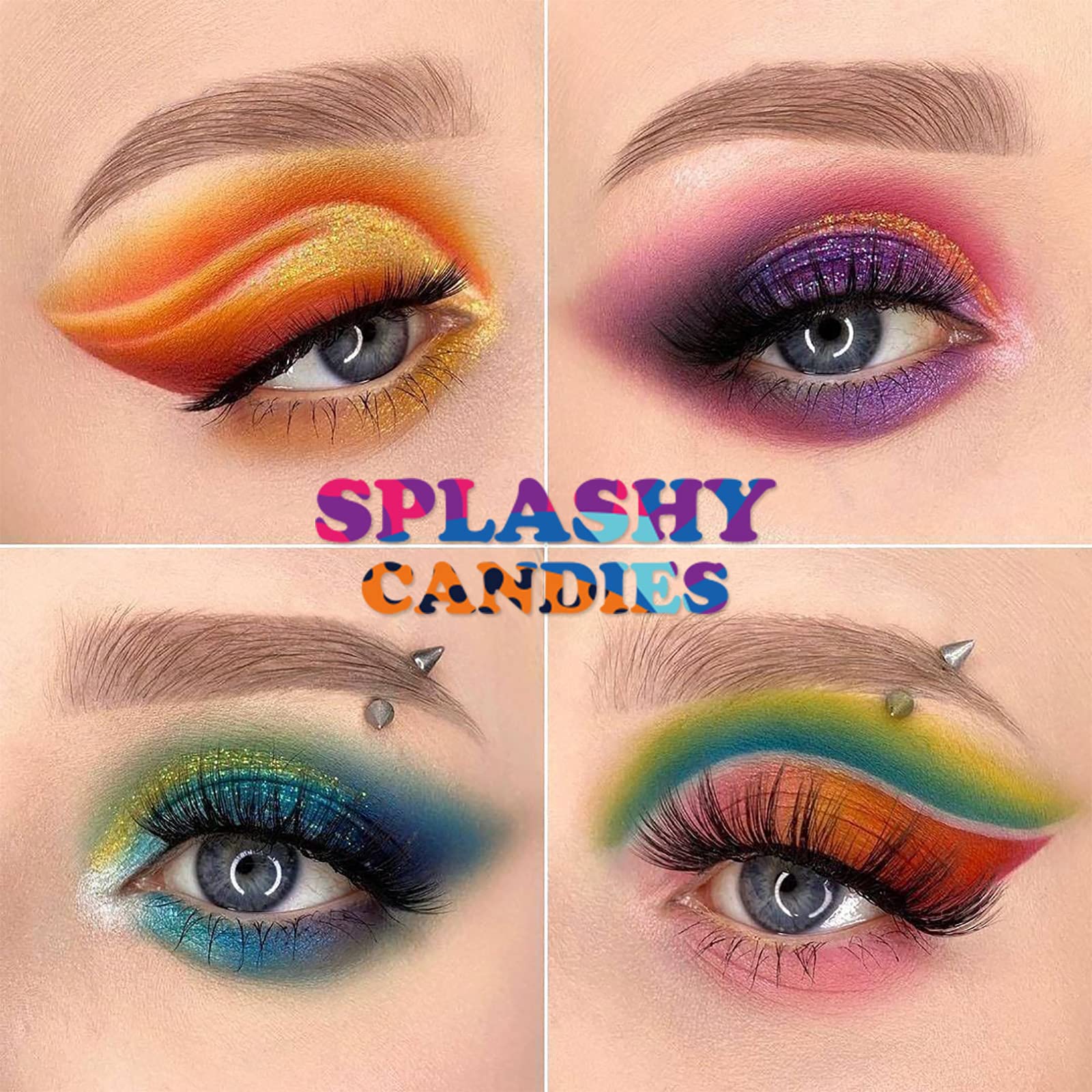 UCANBE 54 Colors Splashy Candies Eyeshadow Palette – Matte & Shimmer