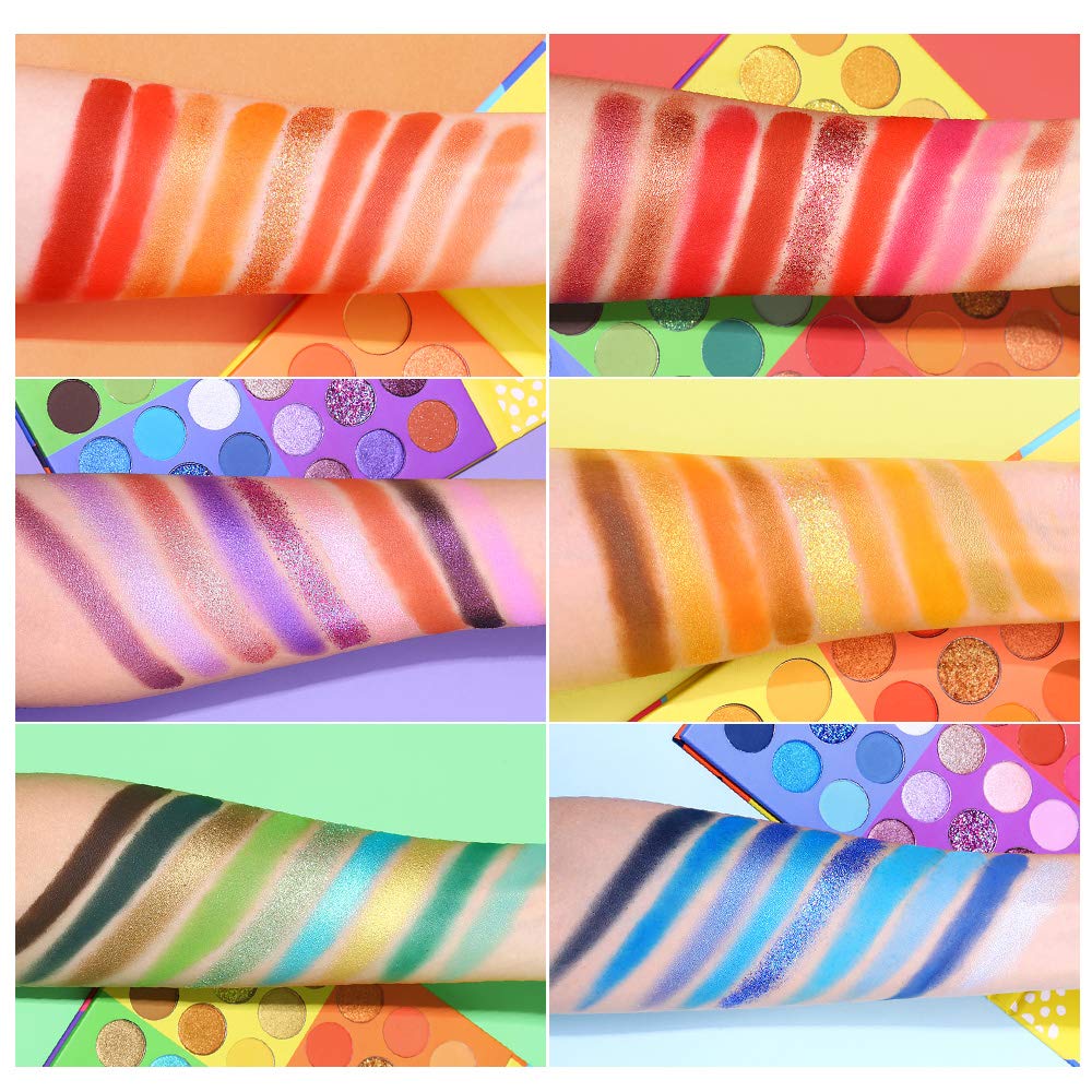 UCANBE 54 Colors Splashy Candies Eyeshadow Palette – Matte & Shimmer