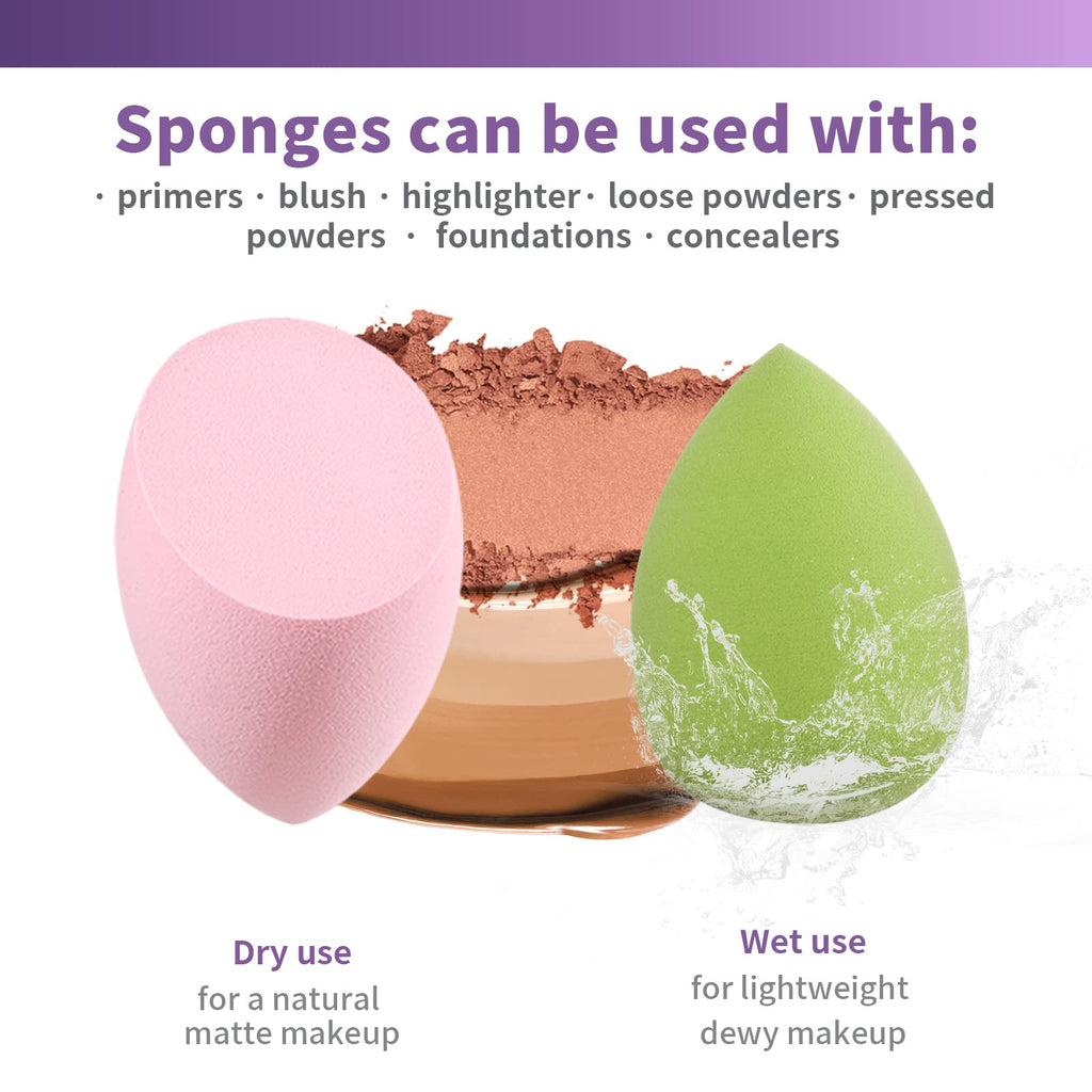 UCANBE Setting Spray + Hydrating Primer & Beauty Sponge Set | Matte Finish, Long-Lasting