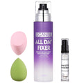UCANBE Setting Spray + Hydrating Primer & Beauty Sponge Set | Matte Finish, Long-Lasting